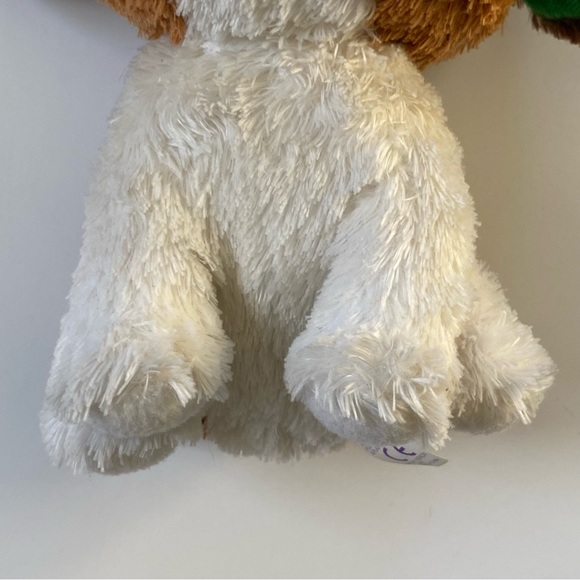 Ty Beanie Boo PRESENTS the Christmas Dog w/Santa Hat Green Eyes Puppy 6” no tag - Picture 6 of 11